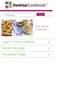 Mobile Screenshot of desktopcookbook.com